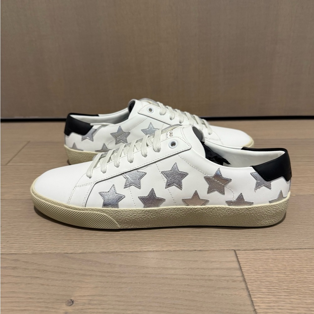 NWT Saint Laurent Court Classic Star Sneaker - Picture 3 of 11